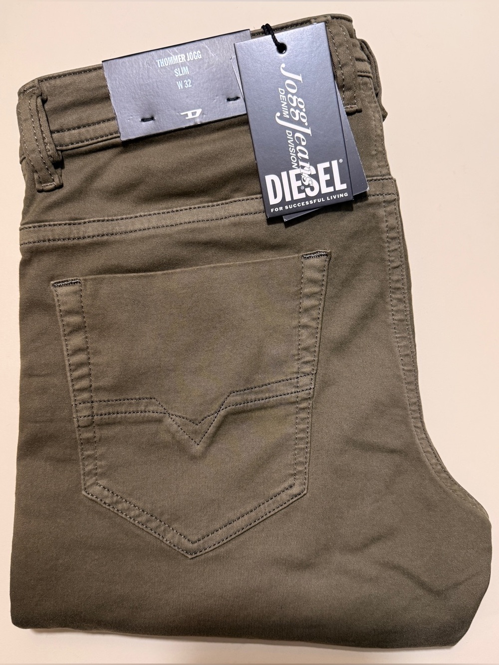 Diesel Men's Slim Jeans in Olive